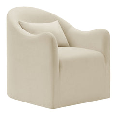 Bardot Slipcovered Linen Blend Accent Chair - Ornate Home