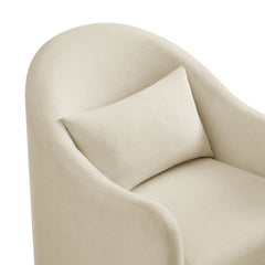 Bardot Slipcovered Linen Blend Accent Chair - Ornate Home