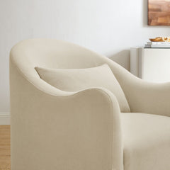 Bardot Slipcovered Linen Blend Accent Chair - Ornate Home