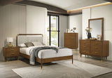 Bardot Walnut 4 Pc. Twin Bedroom Set - Ornate Home