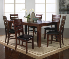 Bardstown Cherry Brown Extendable Dining Set - Ornate Home
