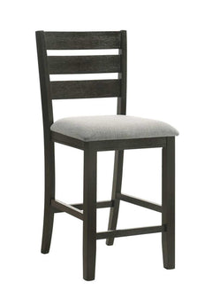 Bardstown Dark Wheat & Charcoal Black Counter Height Dining Room Sets - Ornate Home