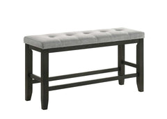Bardstown Dark Wheat & Charcoal Black Counter Height Dining Room Sets - Ornate Home