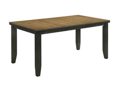 Bardstown Dark Wheat & Charcoal Black Counter Height Dining Table - Ornate Home