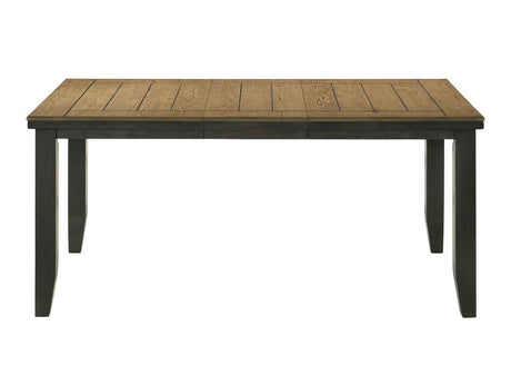 Bardstown Dark Wheat & Charcoal Black Counter Height Dining Table - Ornate Home