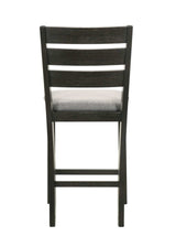 Bardstown Gray & Charcoal Black Counter Height Dining Chair - Ornate Home