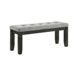 Bardstown Gray & Charcoal Black Dining Bench - Ornate Home