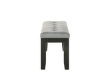 Bardstown Gray & Charcoal Black Dining Bench - Ornate Home