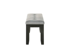 Bardstown Gray & Charcoal Black Dining Bench - Ornate Home