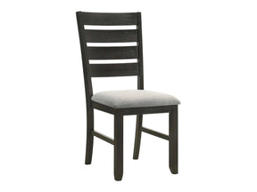 Bardstown Gray & Charcoal Black Dining Chair - Ornate Home