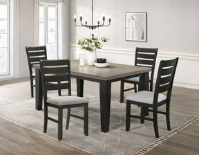 Bardstown Light Grey/Charcoal Dining Set - Ornate Home