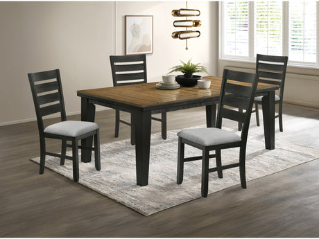 Bardstown Wheat/Charcoal Dining Set - Ornate Home