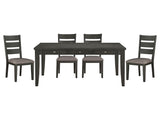 Baresford Gray 5-piece Dinig Table Set - Ornate Home