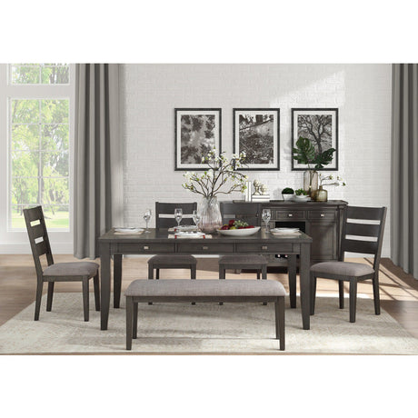 Baresford Gray Dining Table - Ornate Home