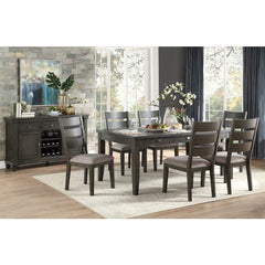 Baresford Gray Side Chair (Set of 2) - Ornate Home