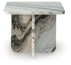 Baretton Black/White/Taupe Accent Coffee Table - Ornate Home