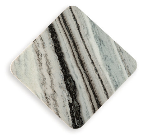 Baretton Black/White/Taupe Accent Coffee Table - Ornate Home