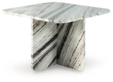 Baretton Black/White/Taupe Coffee Table - Ornate Home