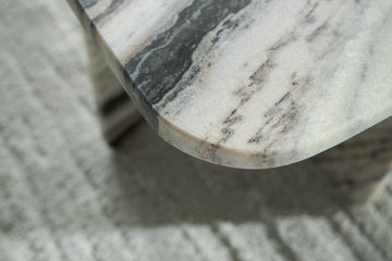 Baretton Black/White/Taupe Coffee Table - Ornate Home