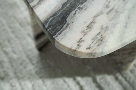 Baretton Black/White/Taupe Coffee Table - Ornate Home