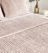 Bari Bliss Pink Velvet Quilt Collection - Ornate Home