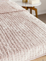 Bari Bliss Pink Velvet Quilt Collection - Ornate Home