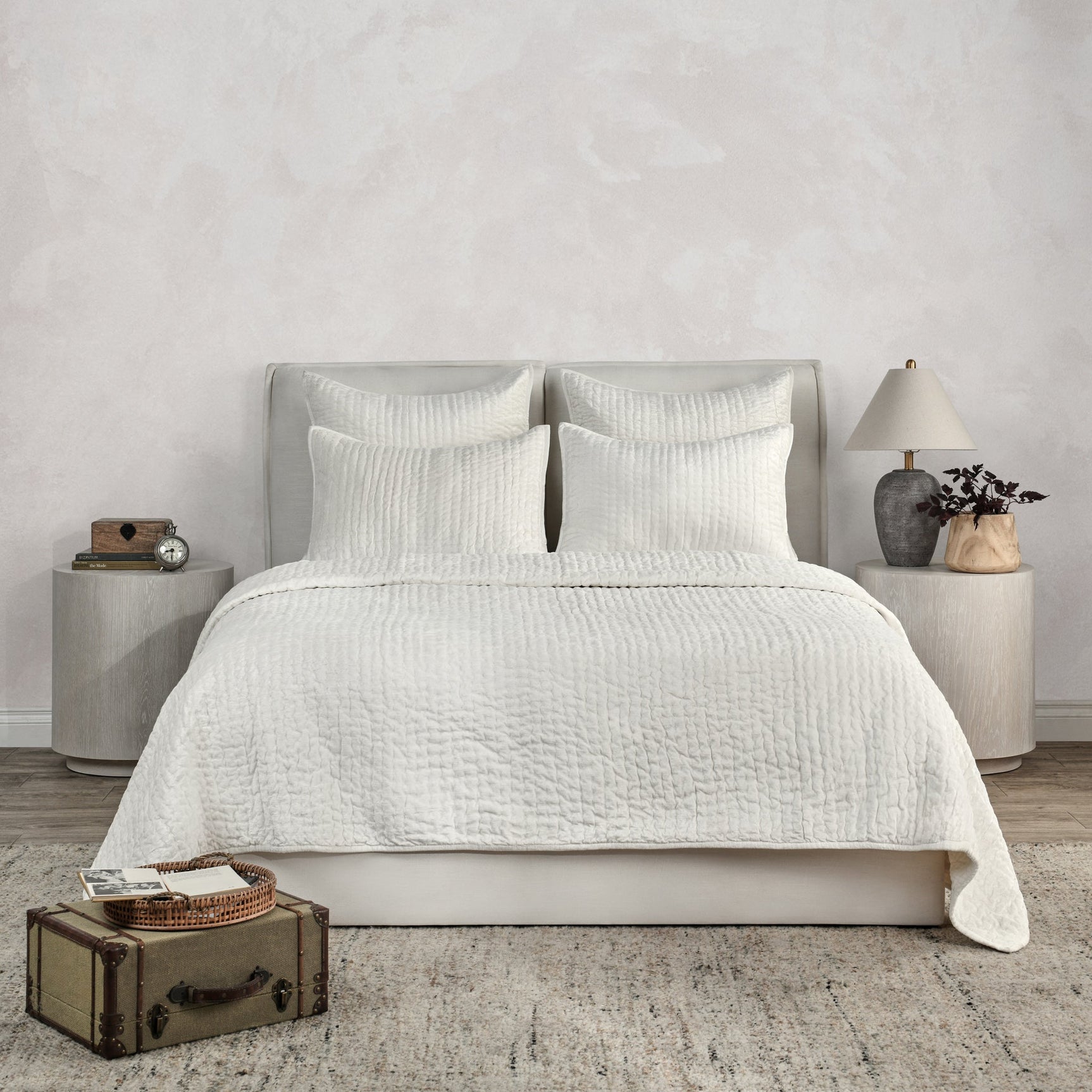Bari Cloud Velvet Quilt Collection - Ornate Home