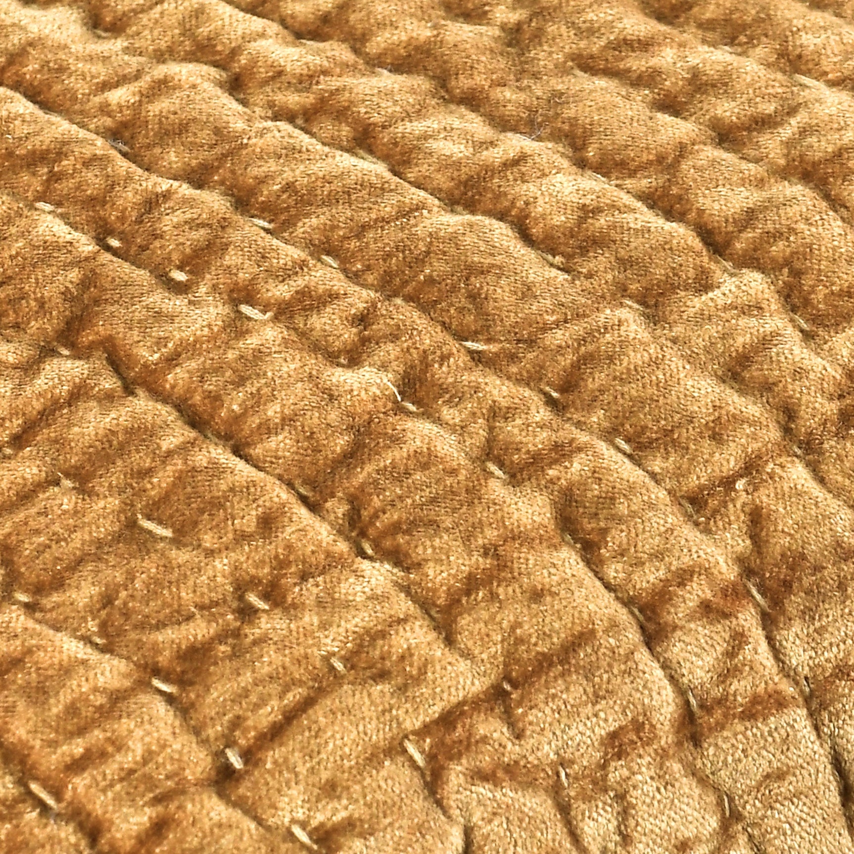 Bari Honey Gold Velvet Quilt Collection - Ornate Home