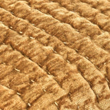 Bari Honey Gold Velvet Quilt Collection - Ornate Home
