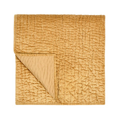 Bari Honey Gold Velvet Quilt Collection - Ornate Home