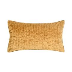 Bari Honey Gold Velvet Quilt Collection - Ornate Home