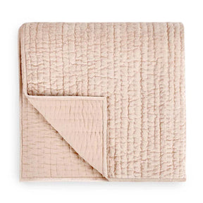 Bari Nude Velvet Quilt Collection - Ornate Home