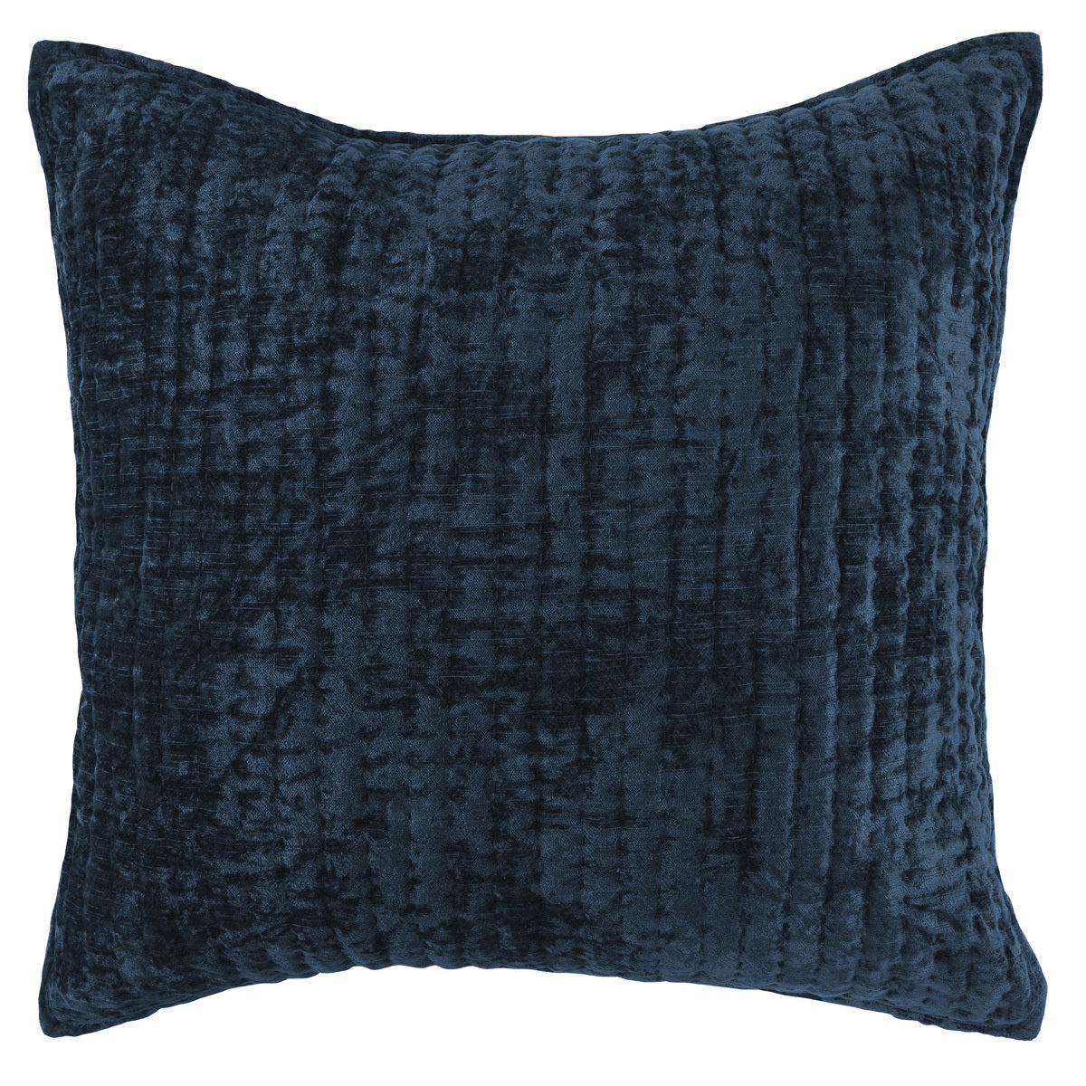 Bari Ocean Blue Velvet Quilt Collection - Ornate Home