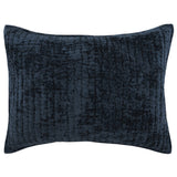 Bari Ocean Blue Velvet Quilt Collection - Ornate Home