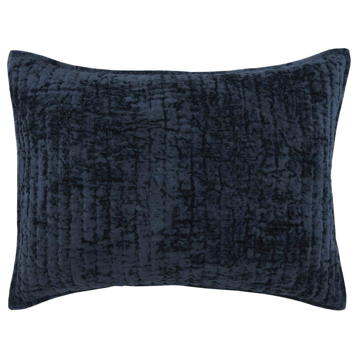Bari Ocean Blue Velvet Quilt Collection - Ornate Home