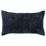 Bari Ocean Blue Velvet Quilt Collection - Ornate Home