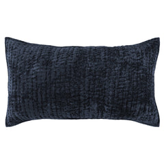 Bari Ocean Blue Velvet Quilt Collection - Ornate Home