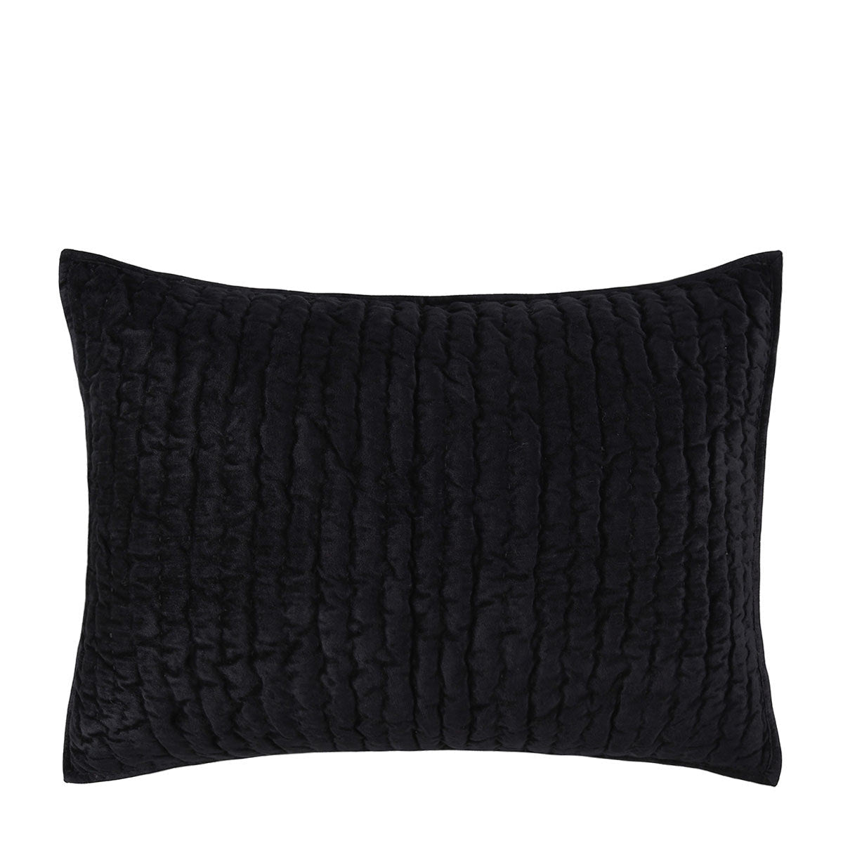 Bari Onyx Velvet Quilt Collection - Ornate Home