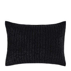 Bari Onyx Velvet Quilt Collection - Ornate Home