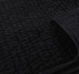 Bari Onyx Velvet Quilt Collection - Ornate Home