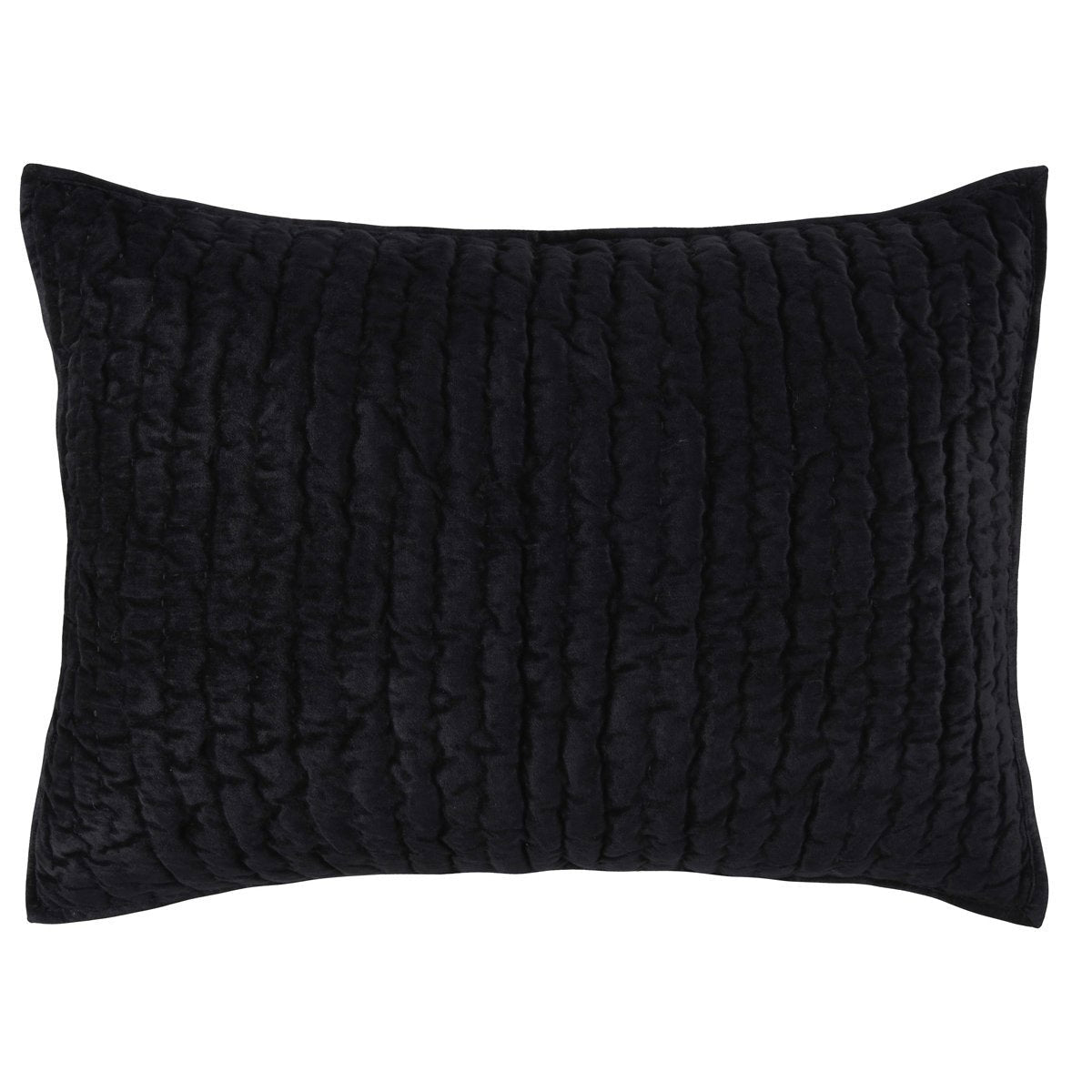 Bari Onyx Velvet Quilt Collection - Ornate Home