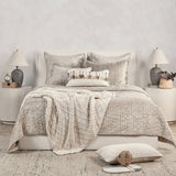 Bari Pebble Velvet Quilt Collection - Ornate Home