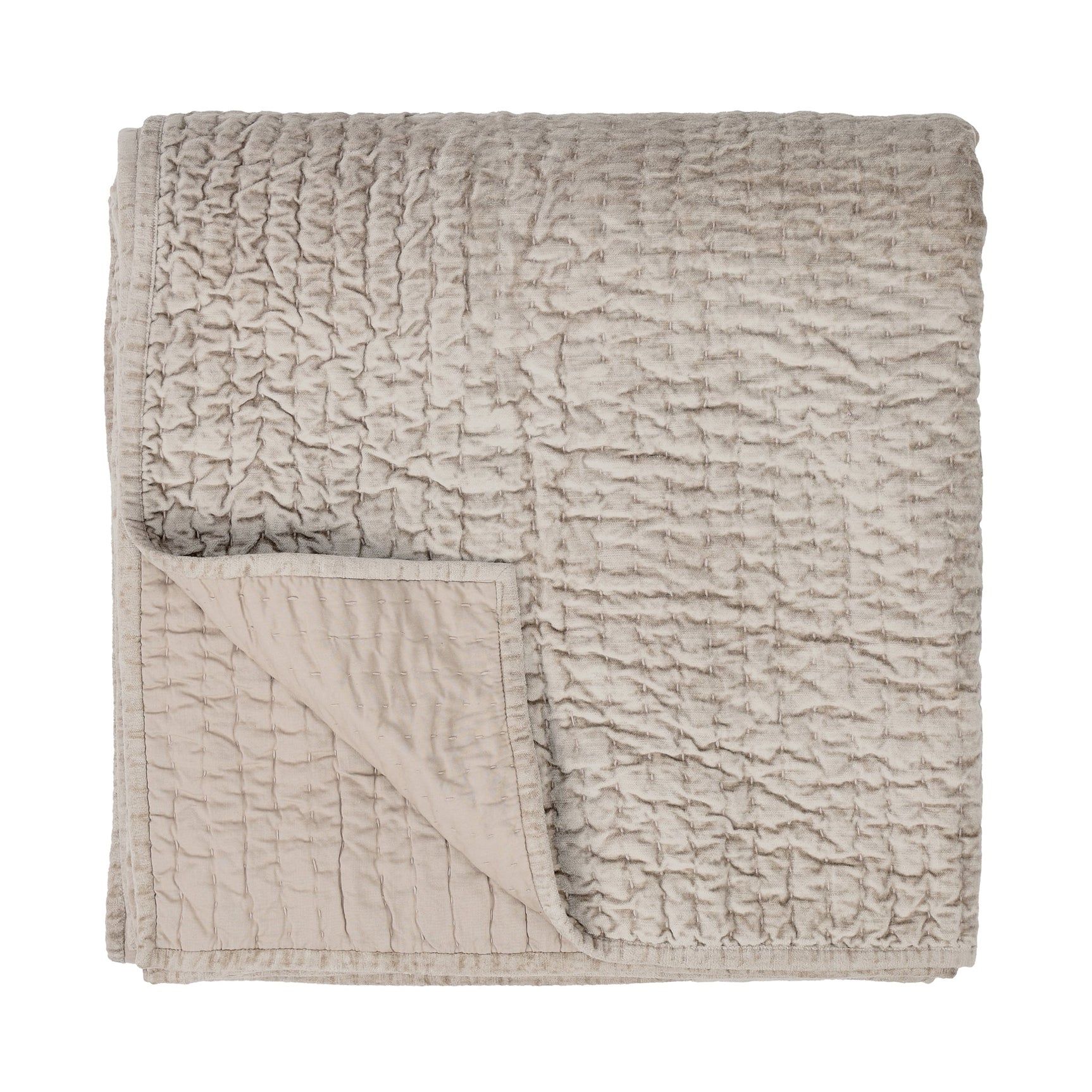 Bari Pebble Velvet Quilt Collection - Ornate Home