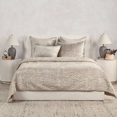 Bari Pebble Velvet Quilt Collection - Ornate Home