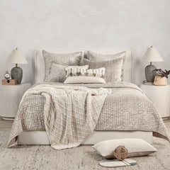 Bari Pebble Velvet Quilt Collection - Ornate Home