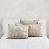 Bari Pebble Velvet Quilt Collection - Ornate Home