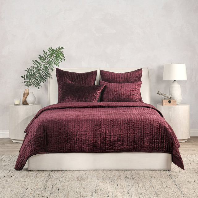 Bari Port Velvet Quilt Collection - Ornate Home