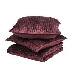 Bari Port Velvet Quilt Collection - Ornate Home
