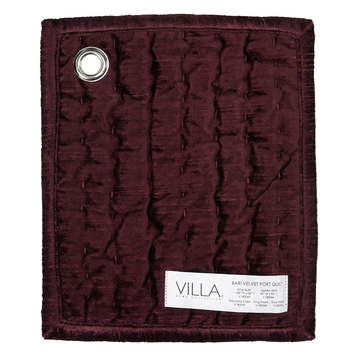 Bari Port Velvet Quilt Collection - Ornate Home