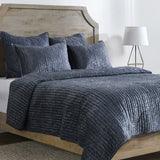 Bari Sea Fog Velvet Quilt Collection - Ornate Home